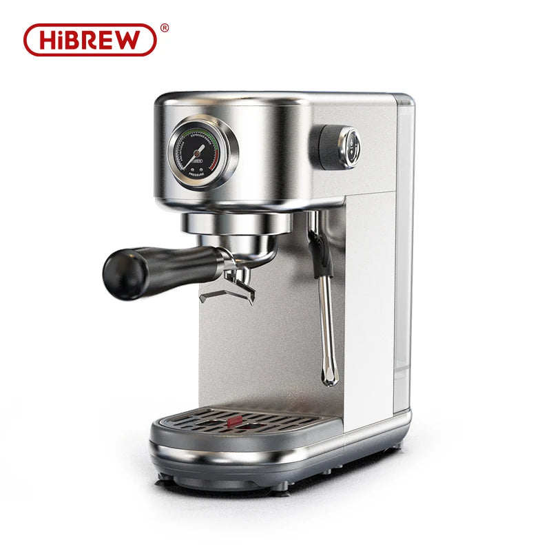 HiBREW 20 Bar Semi Automatic Espresso Machine With Adjustable Temperature