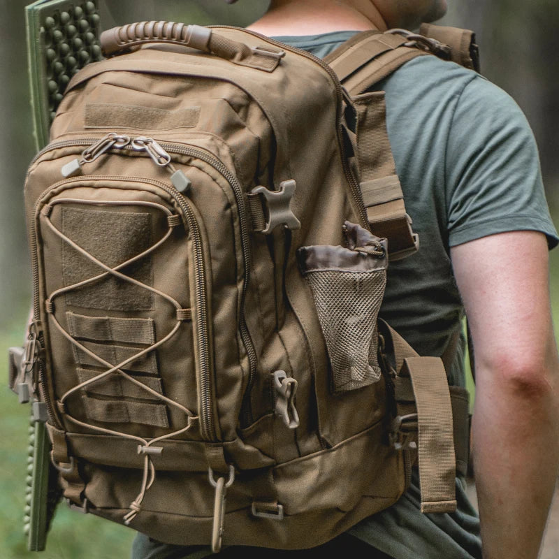 LQARMY Outdoor Backpack for Hiking Camping and Travel