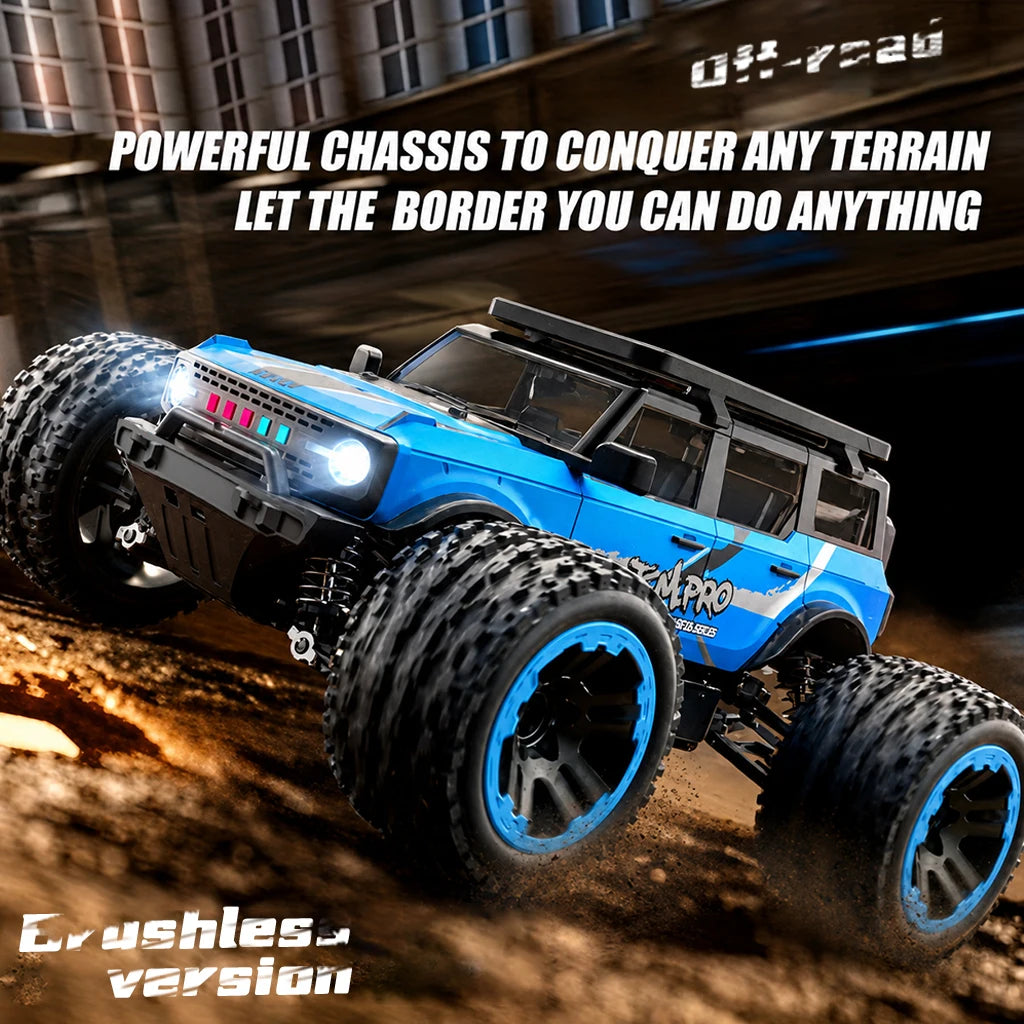 ZNLYRION 4WD Remote Control Off Road Truck With LED Lights