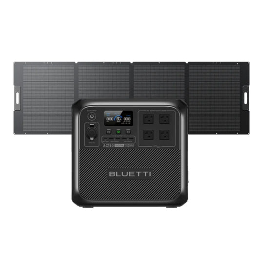 BLUETTI AC180 Portable Power Station for Camping Off Grid Power
