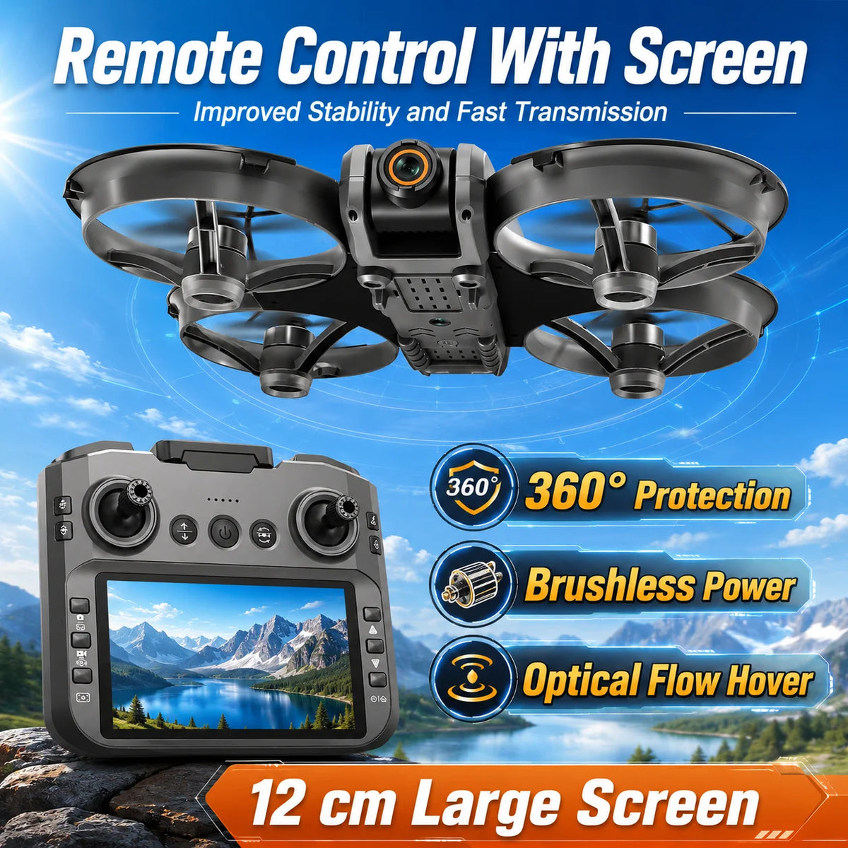 ZNLYRION S156 8K Dual Camera Brushless Drone With Obstacle Avoidance