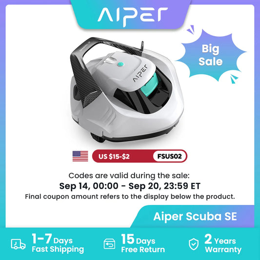 AIPER Seagull SE Cordless Pool Cleaner for Above Ground Pools