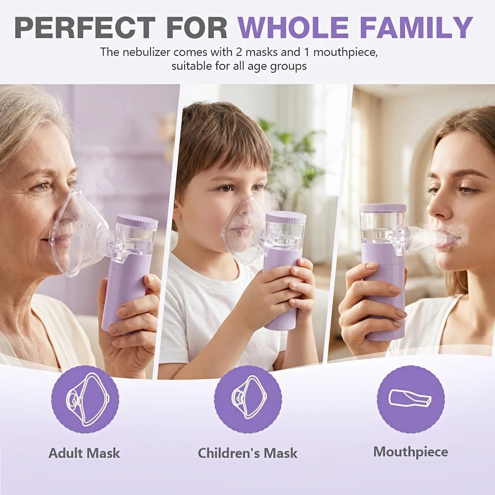 Jitesy Portable Rechargeable Nebulizer for Home and Travel Respiratory Care