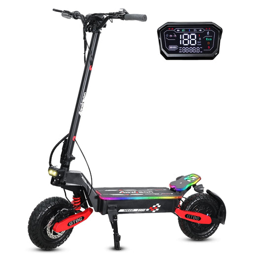 Arwibon GT06Plus Foldable Off Road Electric Scooter for Adult Commuting