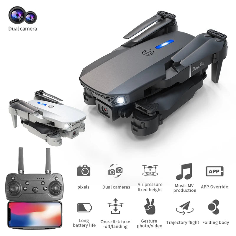 ZNLYRION 4K Dual Camera Foldable FPV Drone With Altitude Hold