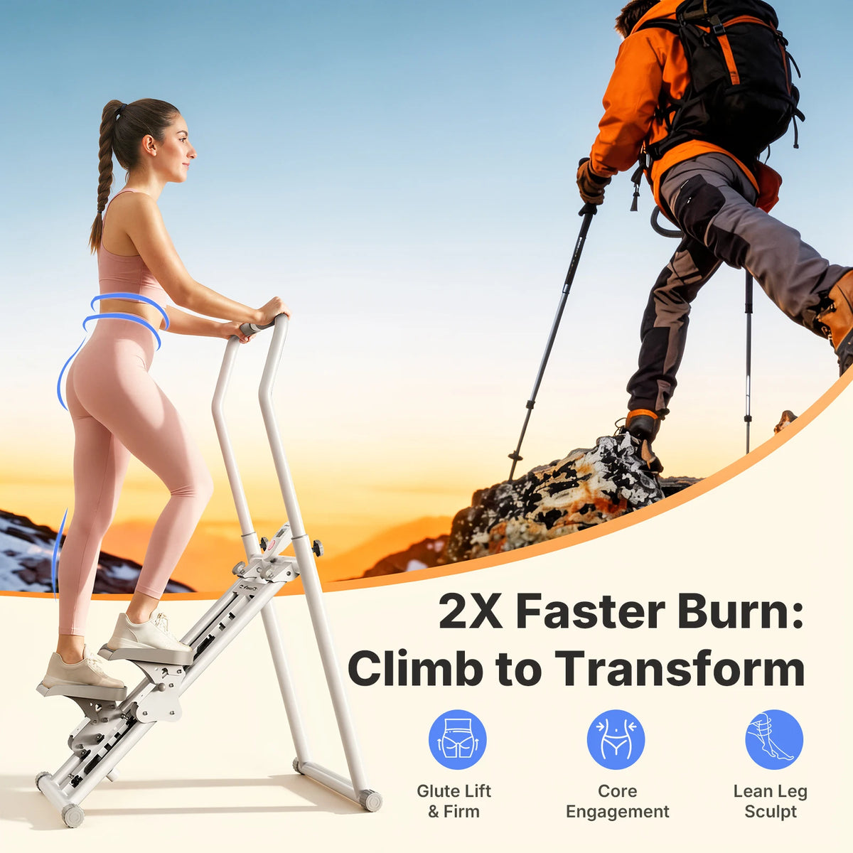 MERACH Stair Stepper For Home Gym Full Body Cardio Workout