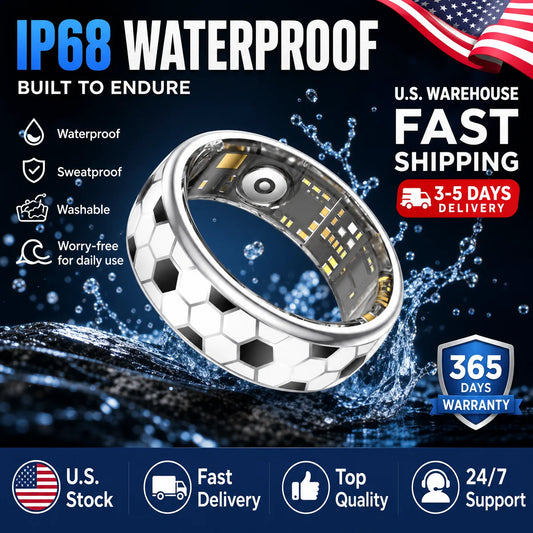Smart Ring With Call Alerts, Gesture Control And Health Tracking