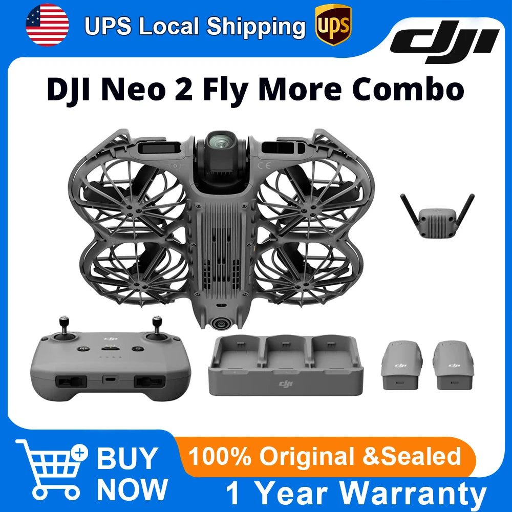 DJI Neo 2 Fly More Combo 4K Camera Drone Obstacle Sensing