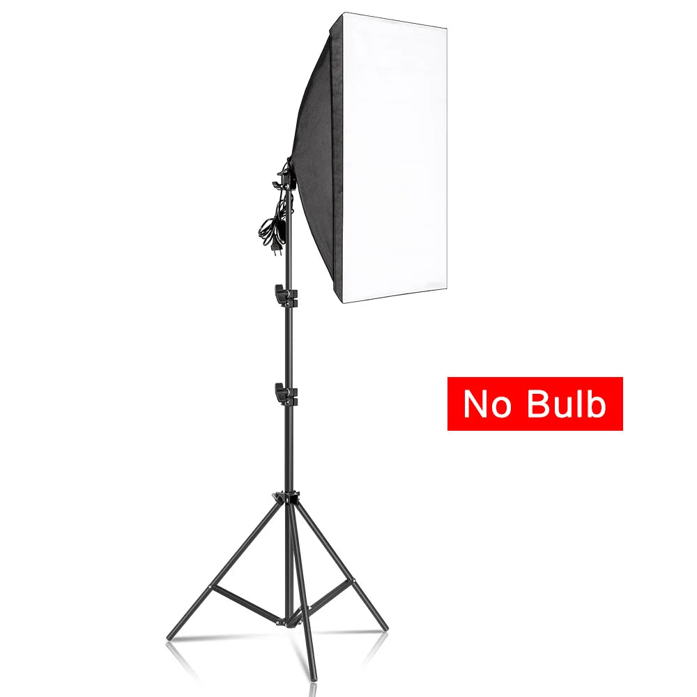 SH Professional Photography Softbox Lighting Kit for Studio Portraits