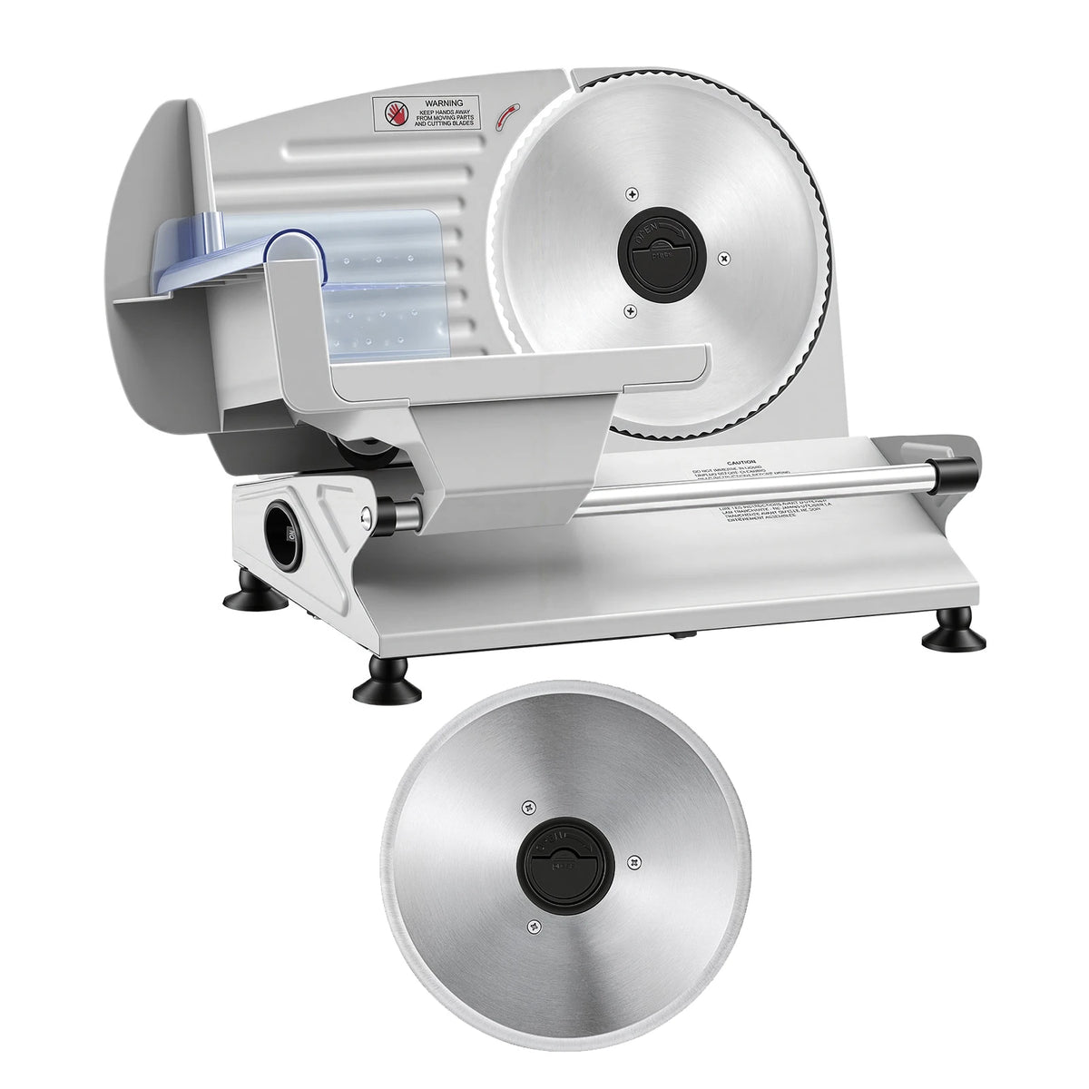 SucceBuy 200W Electric Meat Slicer for Deli, Ham, And Steak