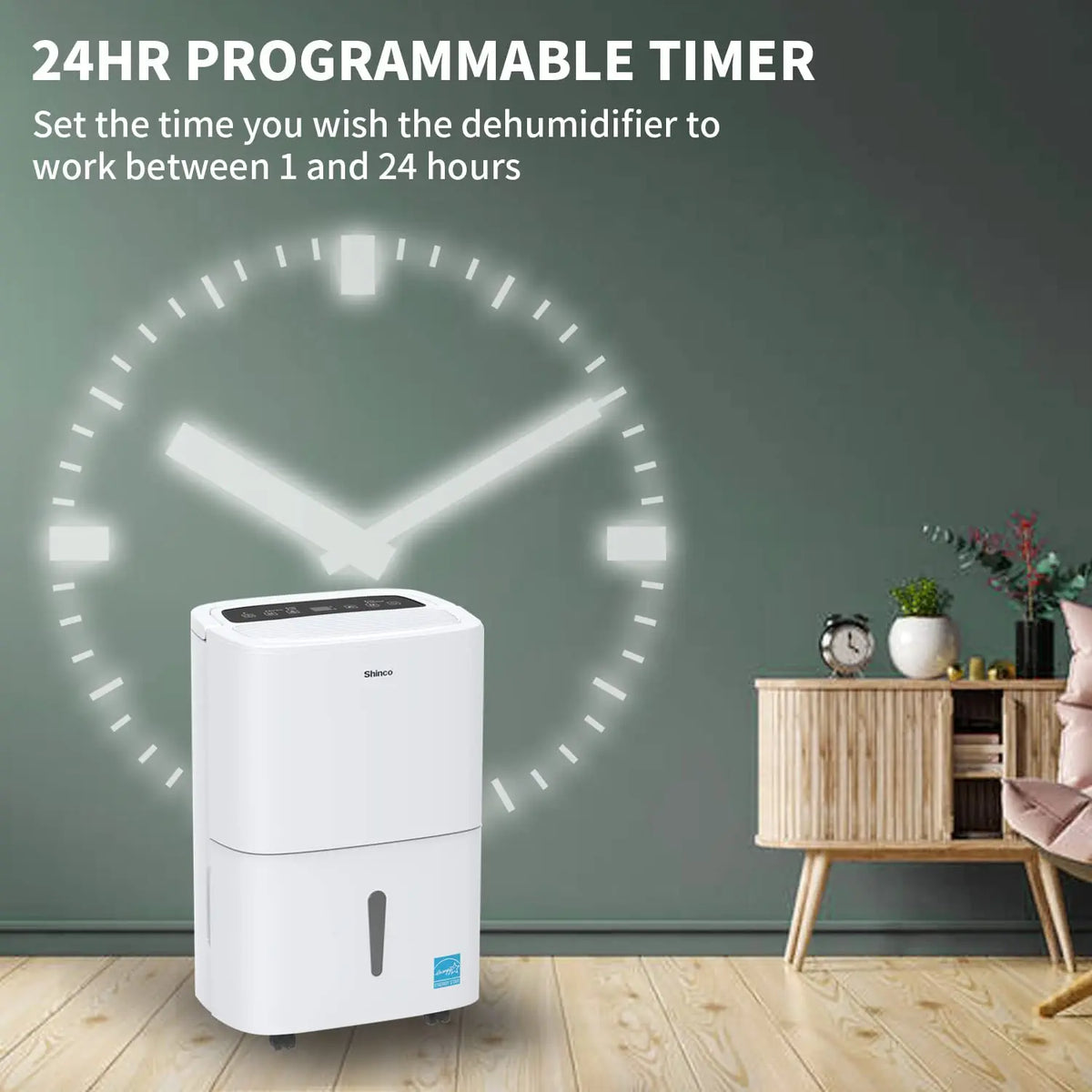 Shinco Energy Star Dehumidifier With Built In Pump