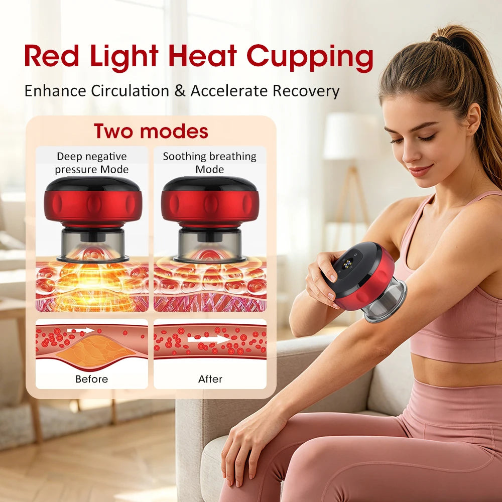 Hailicare Electric Cupping Massager for Body Vacuum Suction Therapy