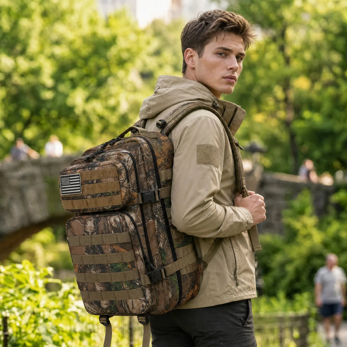 ReFire Gear MOLLE Gym Backpack for Fitness and Travel