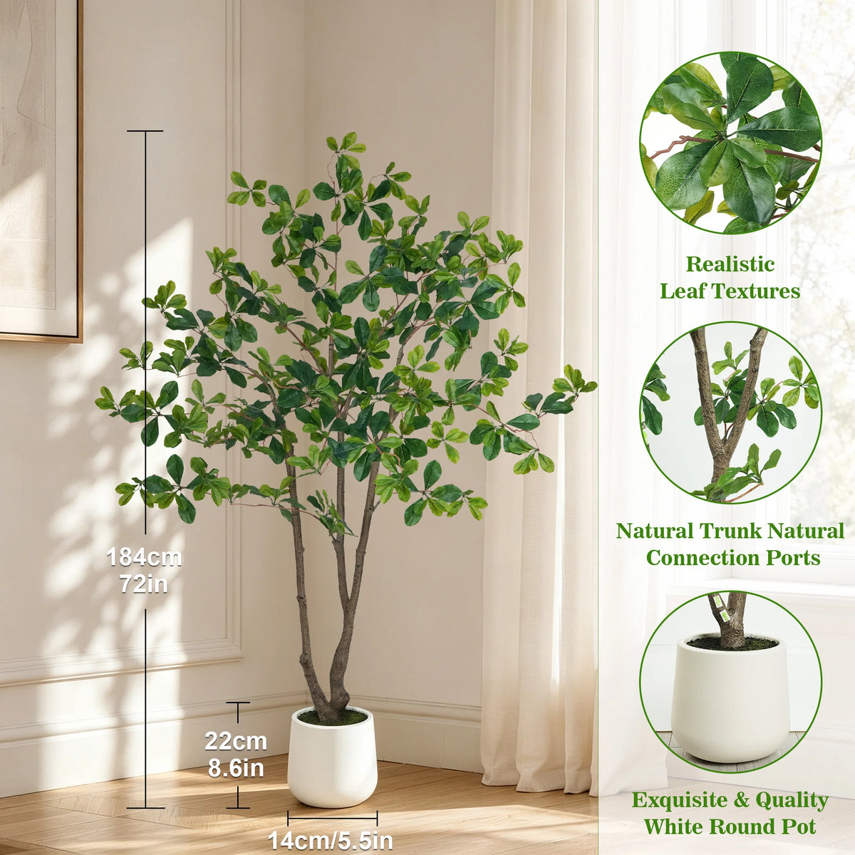 Olitree Artificial Olive Tree With Realistic Leaves For Indoor Decor