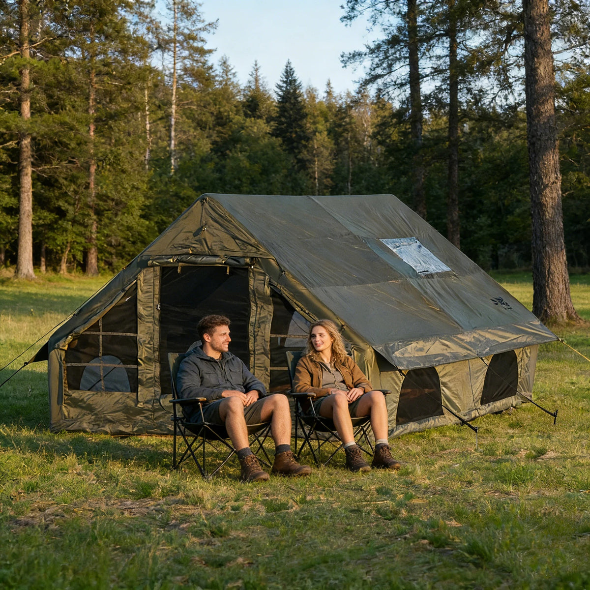 Pakicetus Inflatable Glamping Tent With Hand Pump For Outdoor Camping