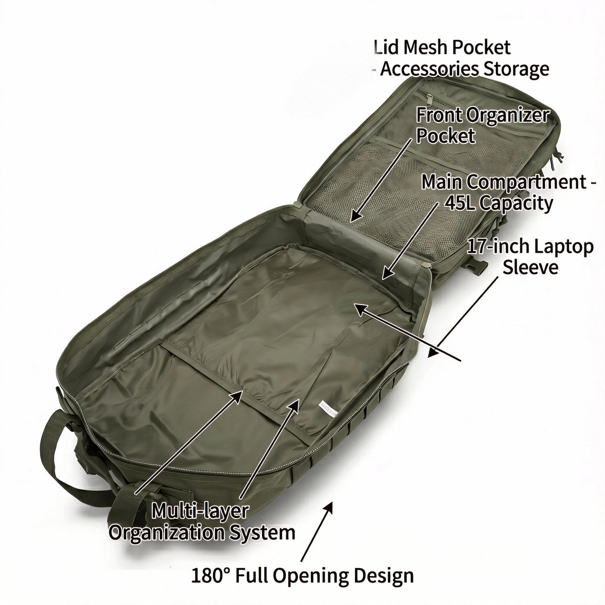 ReFire Gear Tactical Hunting Backpack Water Resistant Outdoor Bag