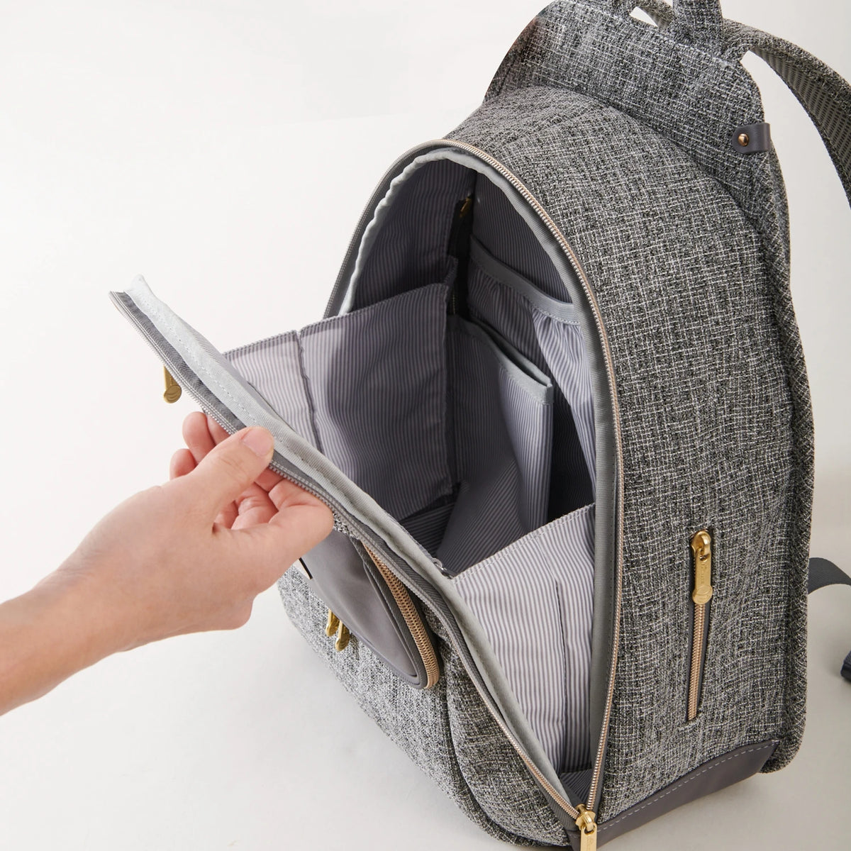 Sunveno Baby Diaper Backpack Organizer For Maternity And Changing Bag