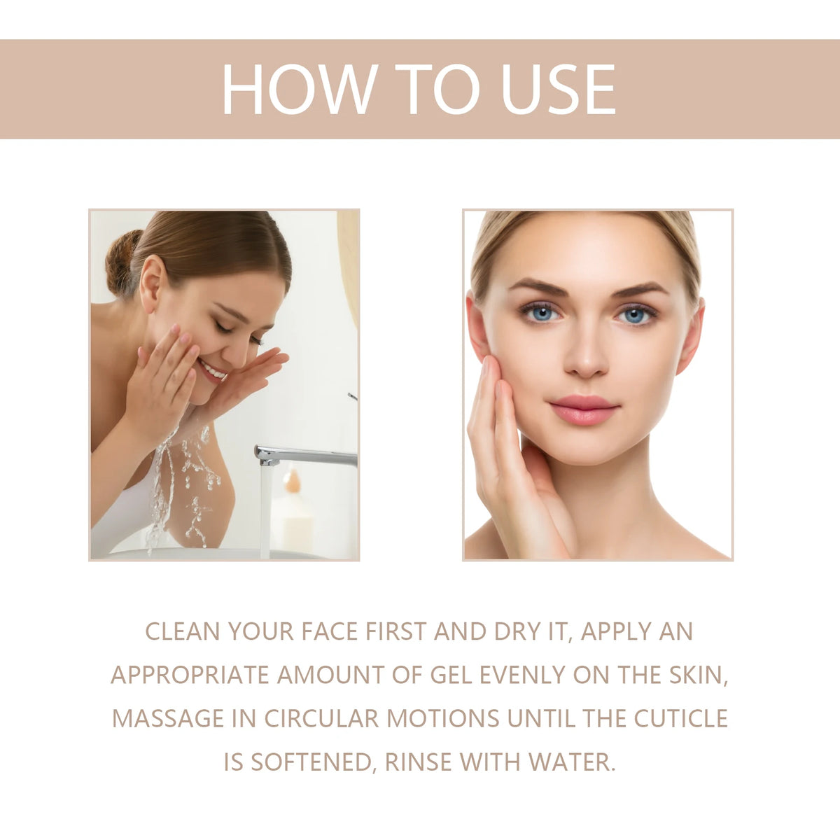 Ouhoe Deep Cleansing Facial Exfoliating Gel for Blackhead Removal