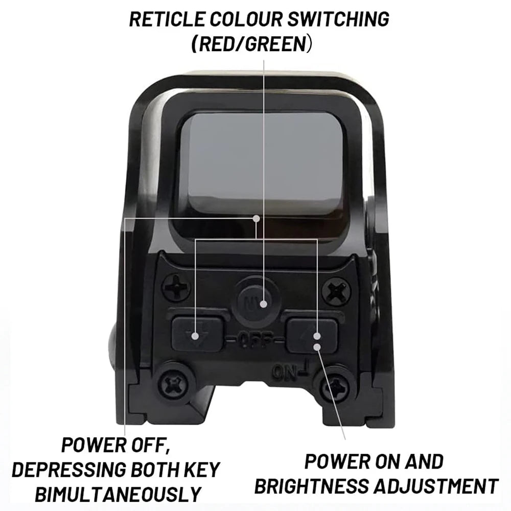 Nabila Holographic Red Dot Sight With Picatinny Rail Mount