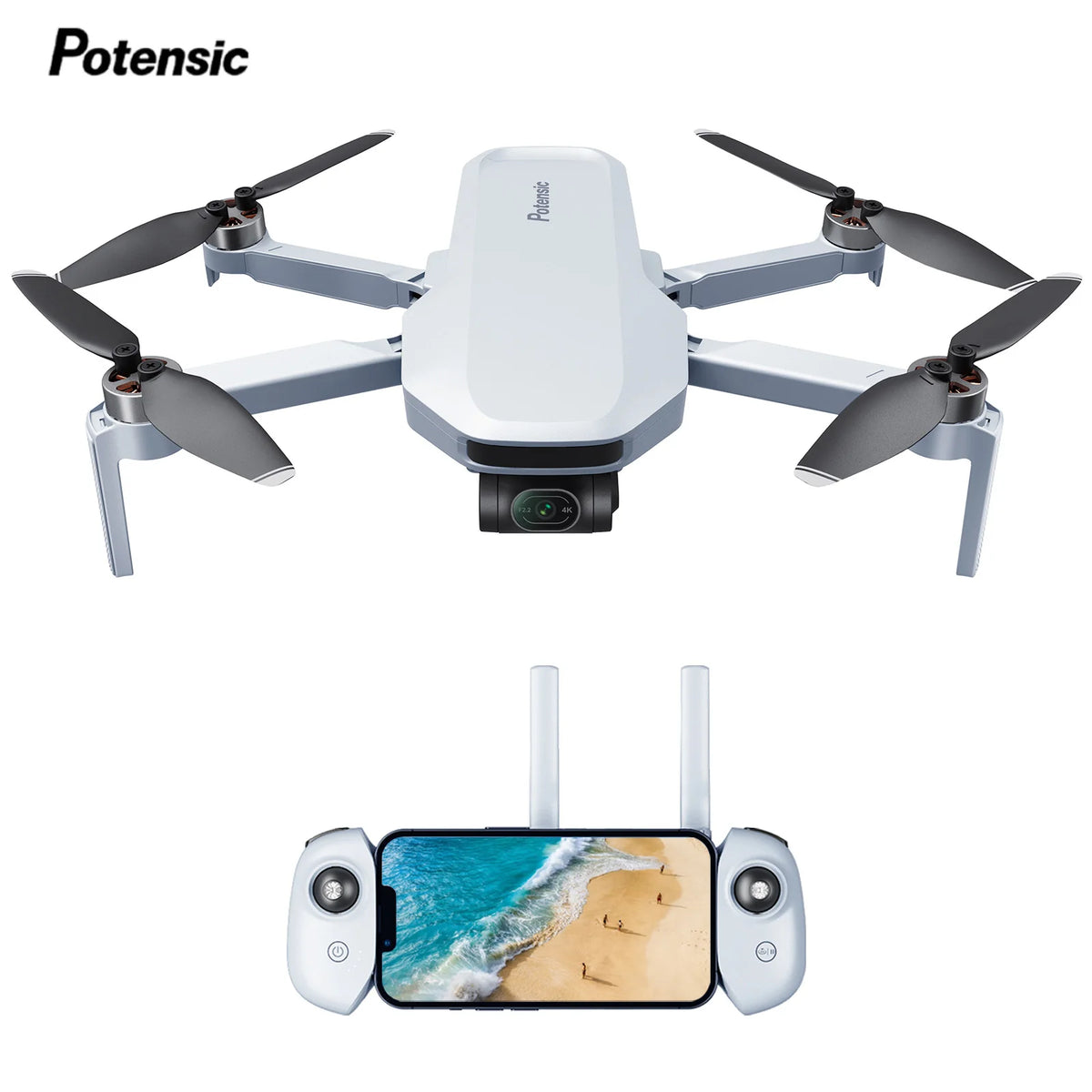 Potensic ATOM 4K GPS Camera Drone With Three Axis Gimbal