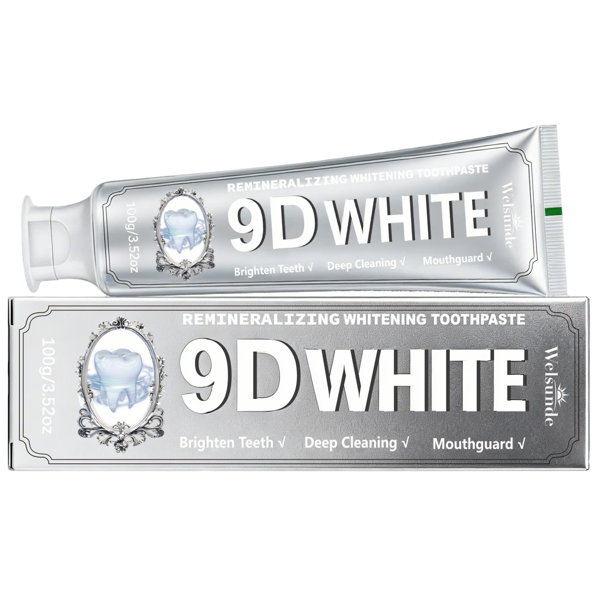 Welsunde Hydroxyapatite Whitening Toothpaste For Enamel And Fresh Breath