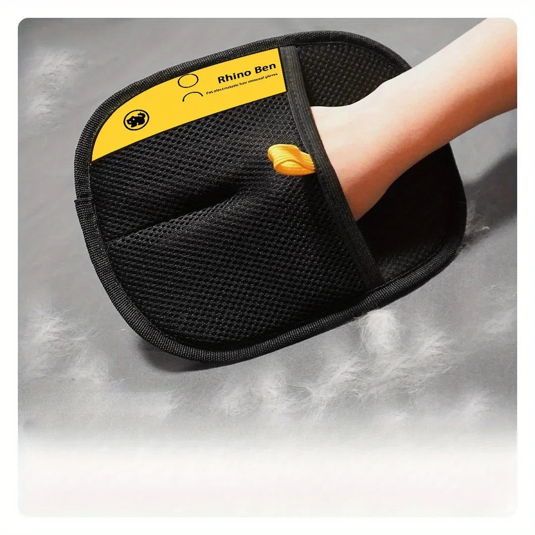 Premium Pet Grooming Gloves For Efficient Hair Shedding Control
