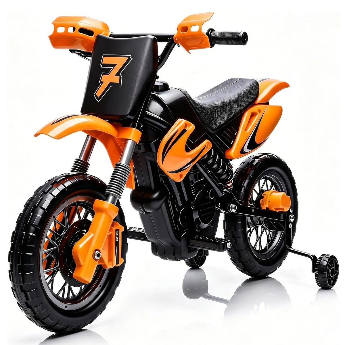 HiMISS Kids Electric Motorcycle Ride On Toy With Training Wheels