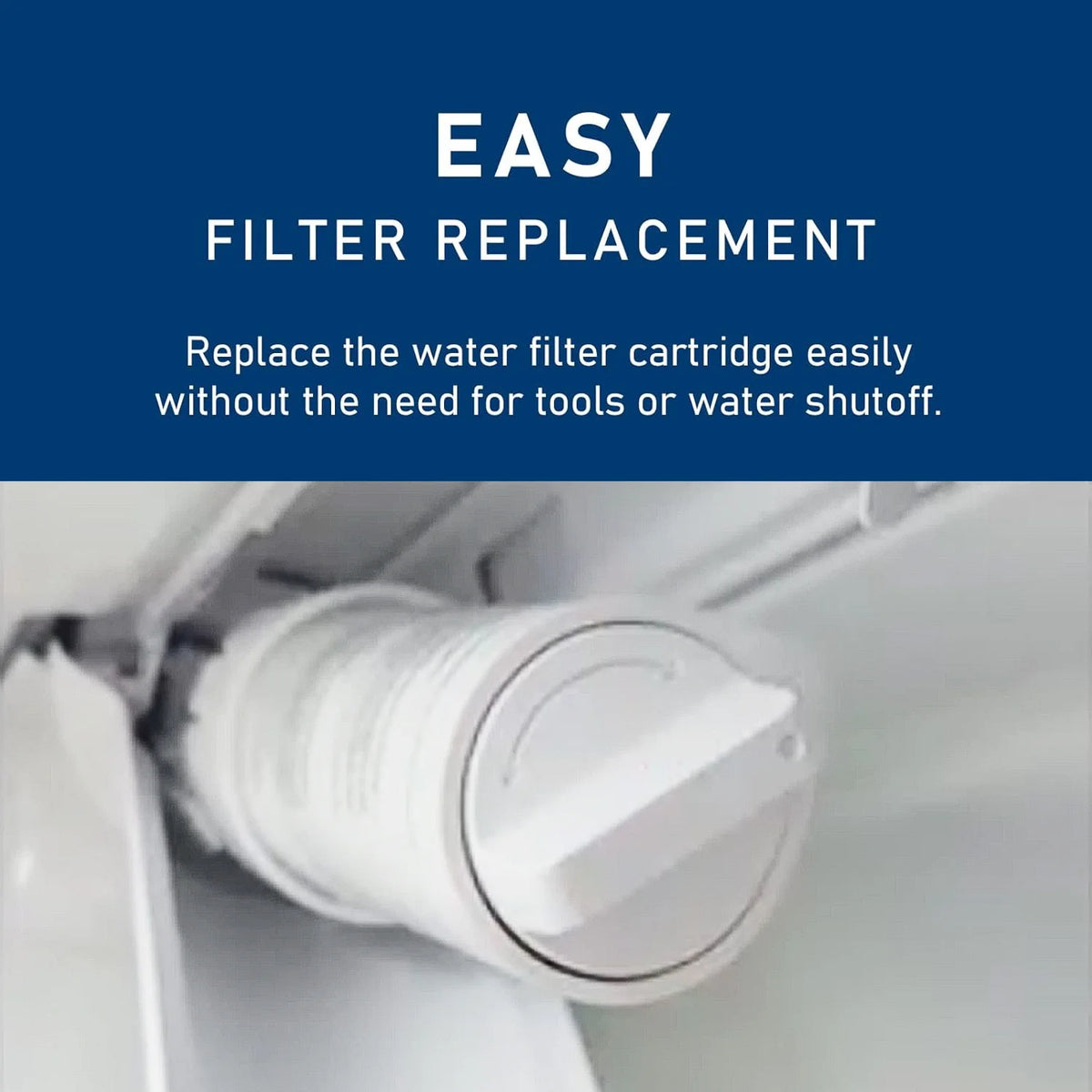 PDQ EDRARXD1 Refrigerator Water Filter Replacement Compatible With Whirlpool