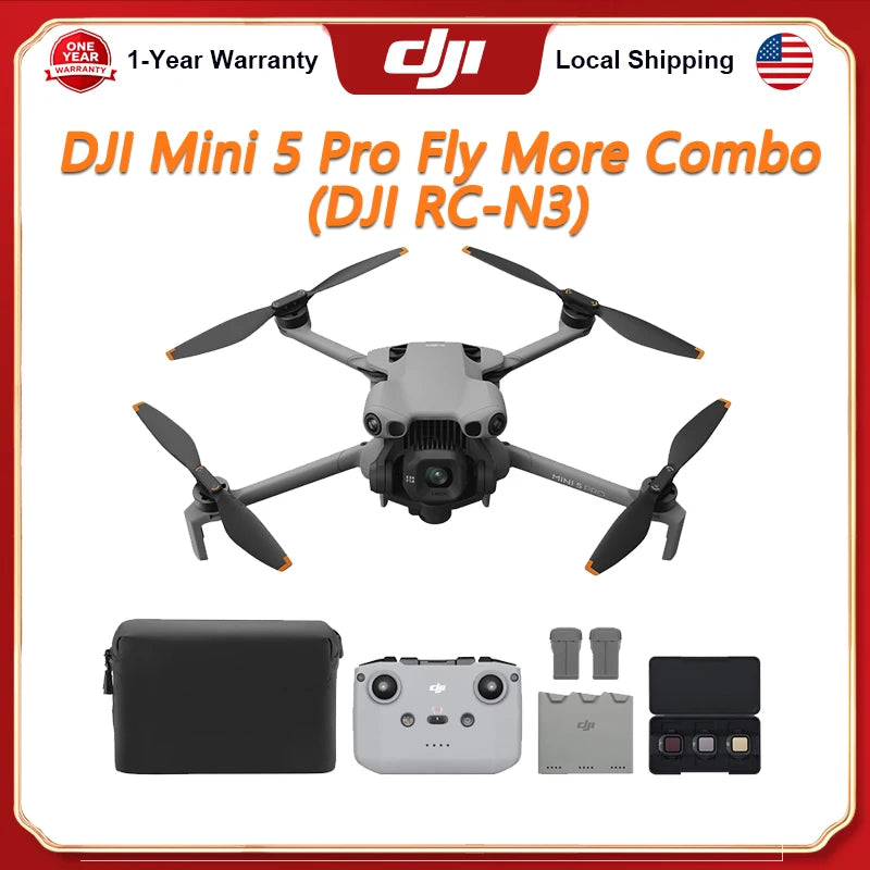 DJI Mini 5 Pro 4K Camera Drone Remote Control Combo