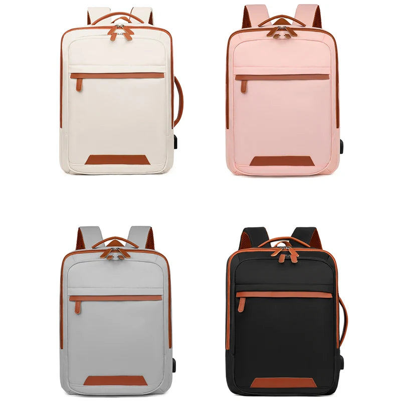 OGEHUAFEE Expandable Commuter Backpack With Wet And Dry Separation