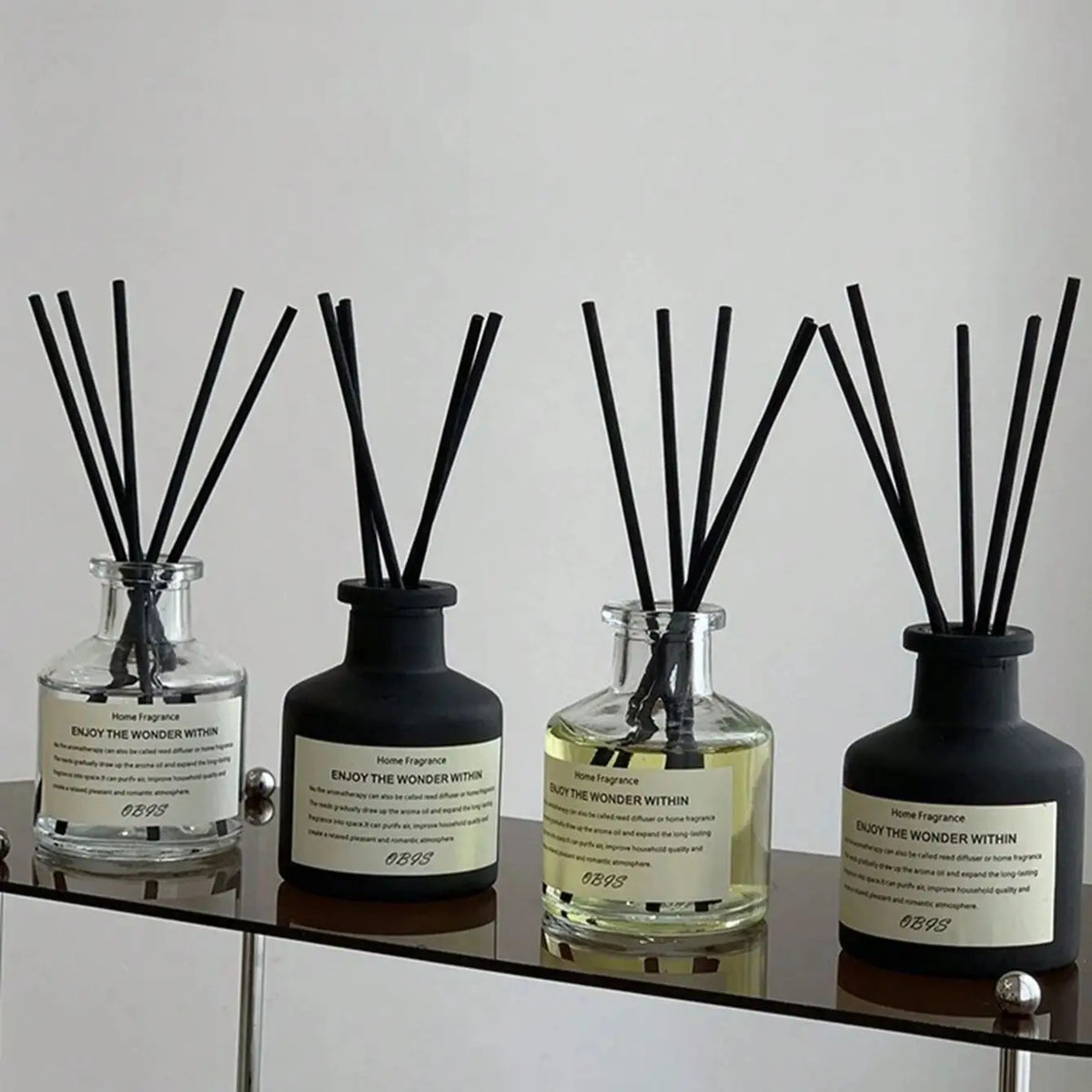 Flameless Freesia Jasmine Reed Diffuser for Home Fragrance and Freshness