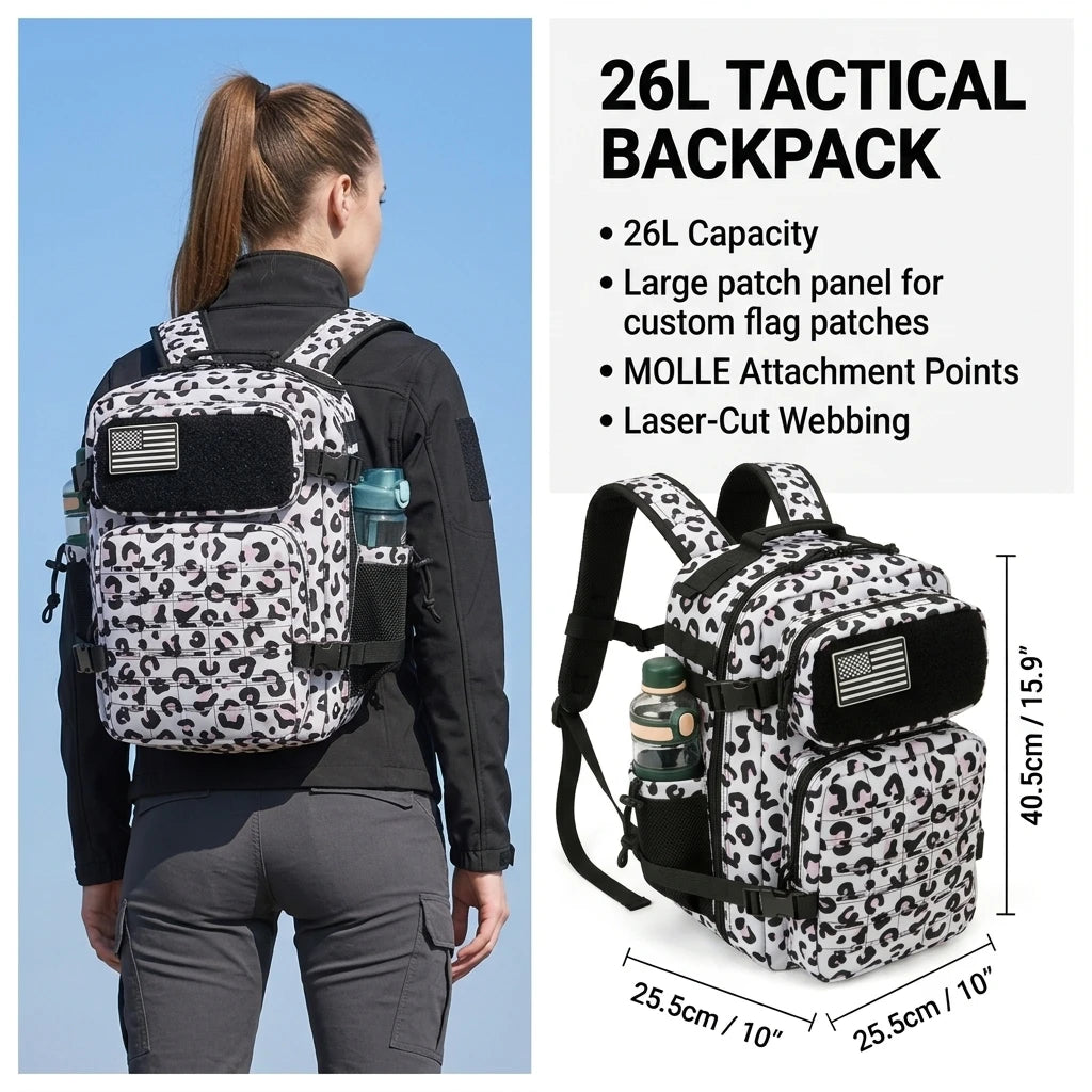 ReFire Gear MOLLE Backpack for Hiking Camping and Travel