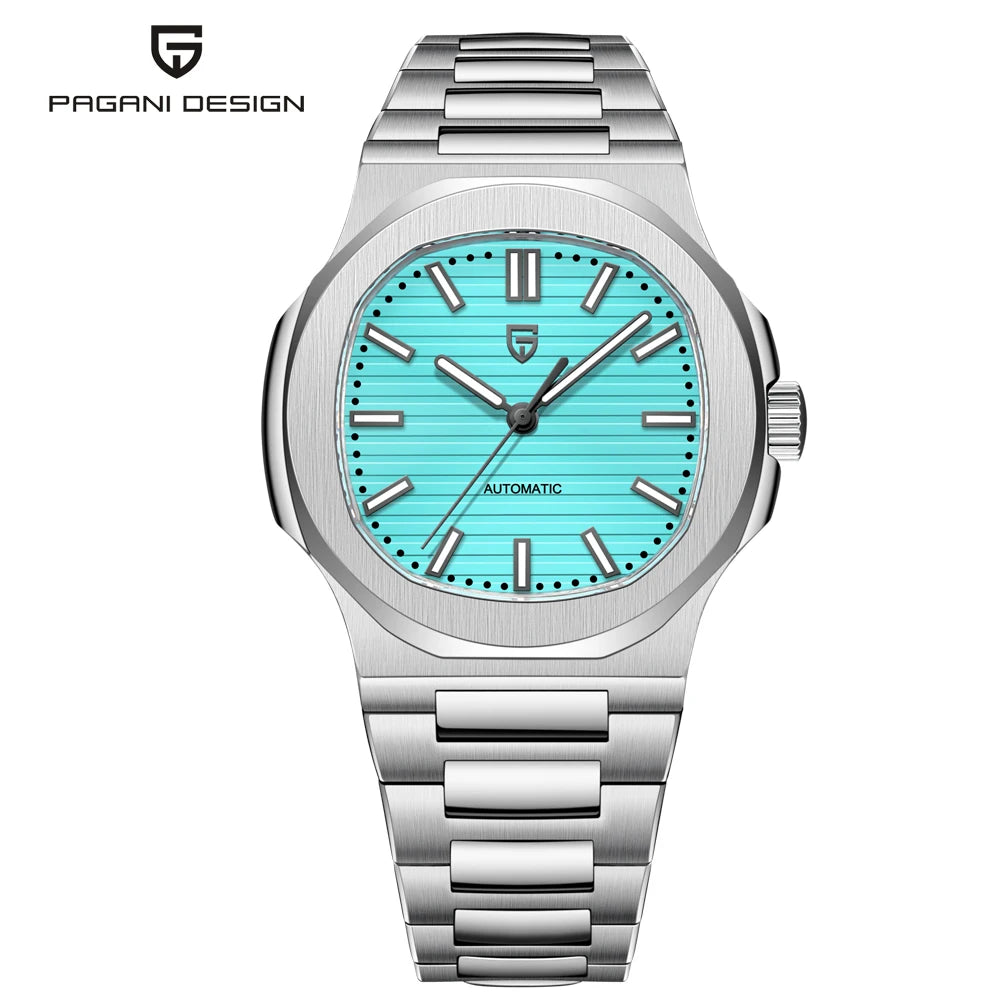 PAGANI DESIGN Automatic Mechanical Mens Sapphire Crystal Waterproof Watch