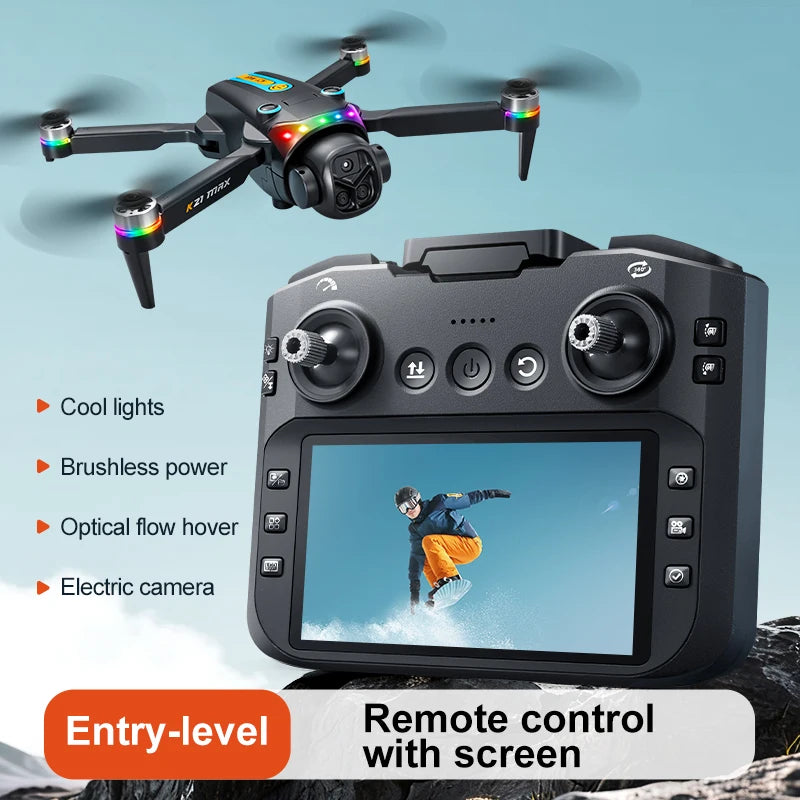 K21MAX FPV Drone With Screen Remote And Auto Return