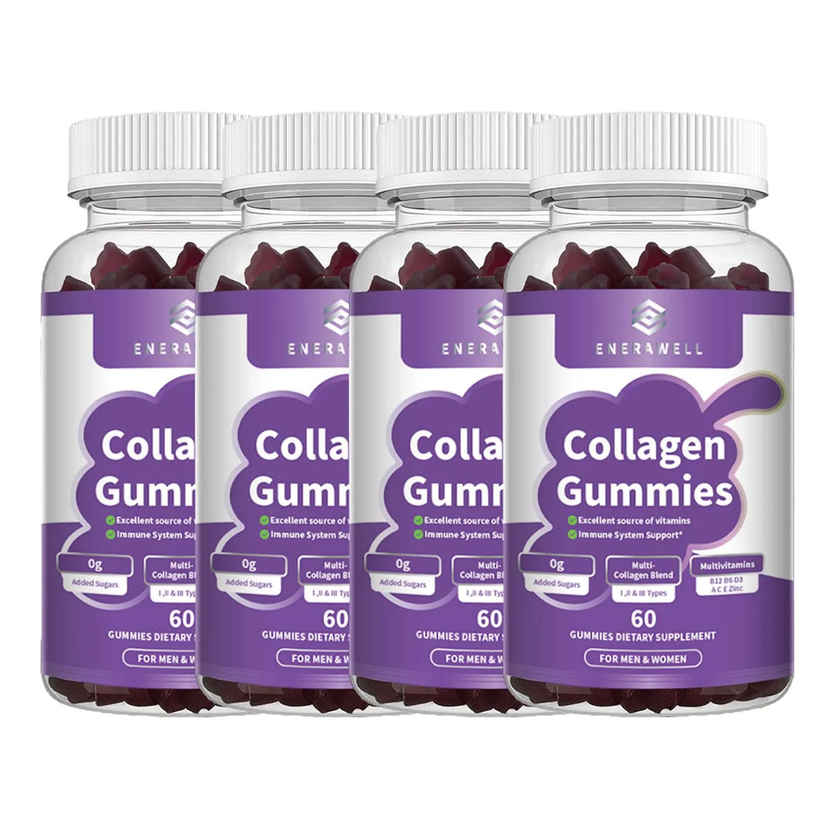 Collagen Gummies With Biotin Vitamin C For Skin Hair Support