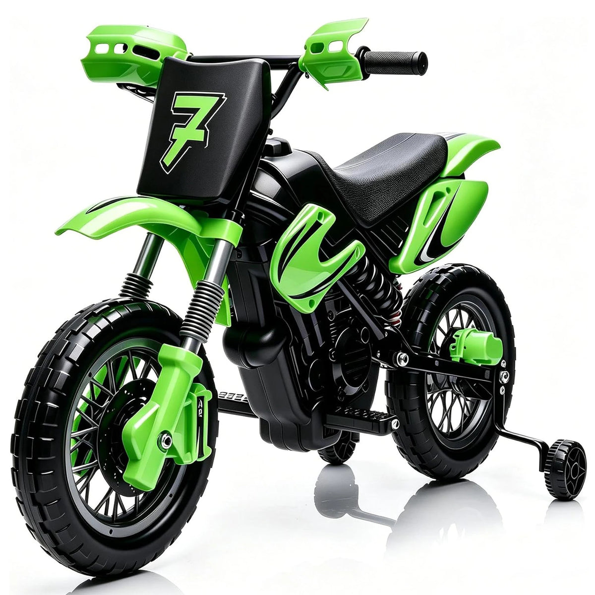 HiMISS Kids Electric Motorcycle Ride On Toy With Training Wheels