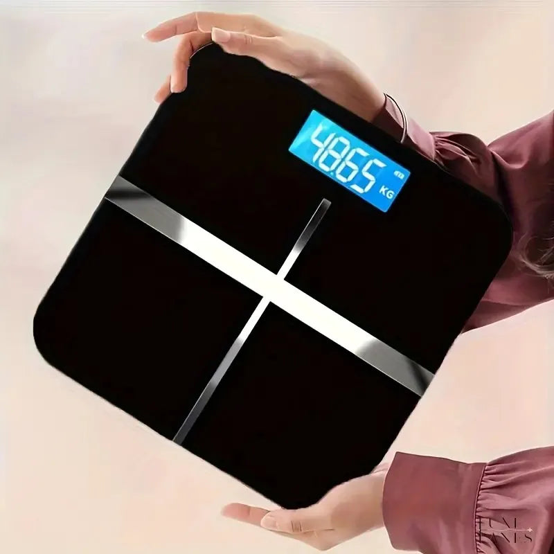Digital Body Weight Scale With Backlit LCD And Temperature Display