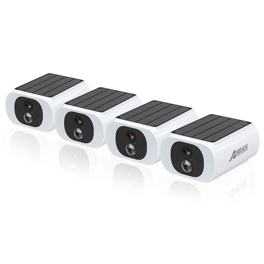 ANRAN Wireless Solar Security Camera With Night Vision And Alarm