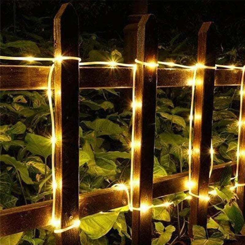 Solar Outdoor String Lights With 100 LEDs For Garden Parties