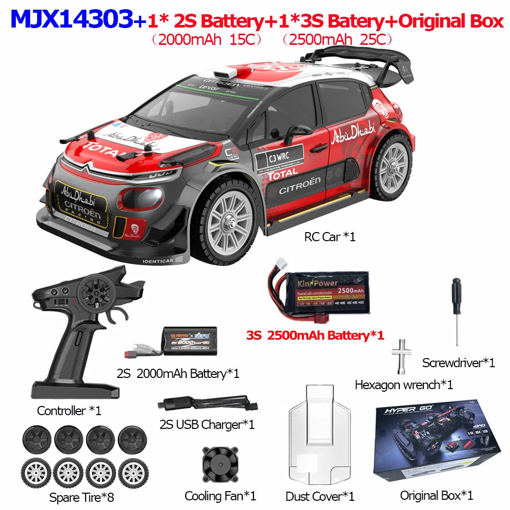Jyscend MJX Brushless 4WD Off Road Remote Control Car