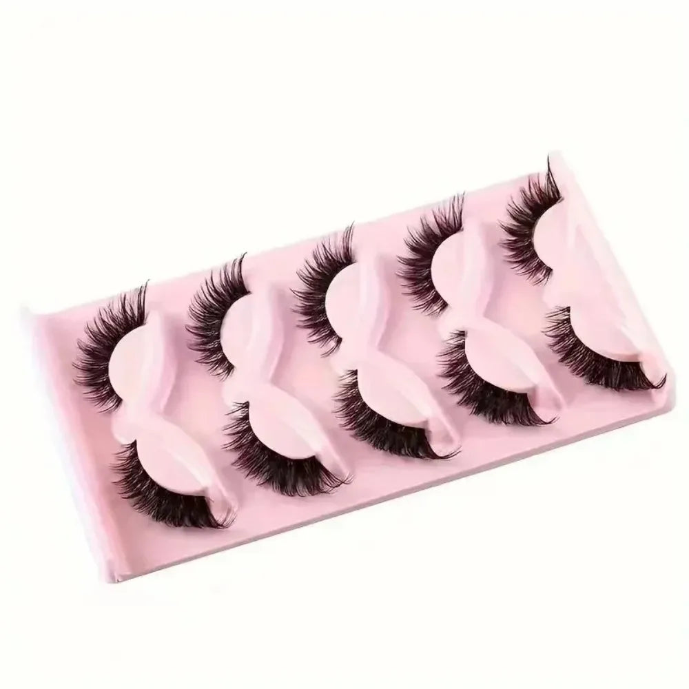 Natural Wispy Cat Eye Strip False Eyelashes For Daily Makeup