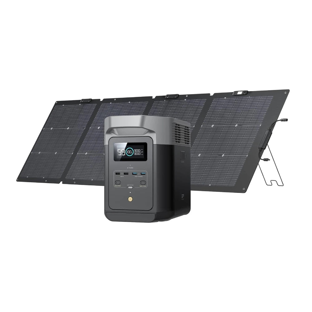 Ecoflow Delta 3 Solar Generator 1024Wh LiFePO4 Portable Power Station