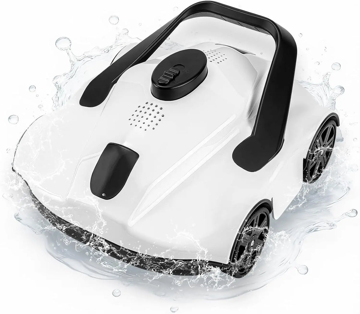 Cordless Robotic Pool Cleaner With Self Parking And Efficient Filtration