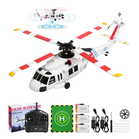WLtoys Black Hawk UH-60 RC Helicopter With Brushless Motor