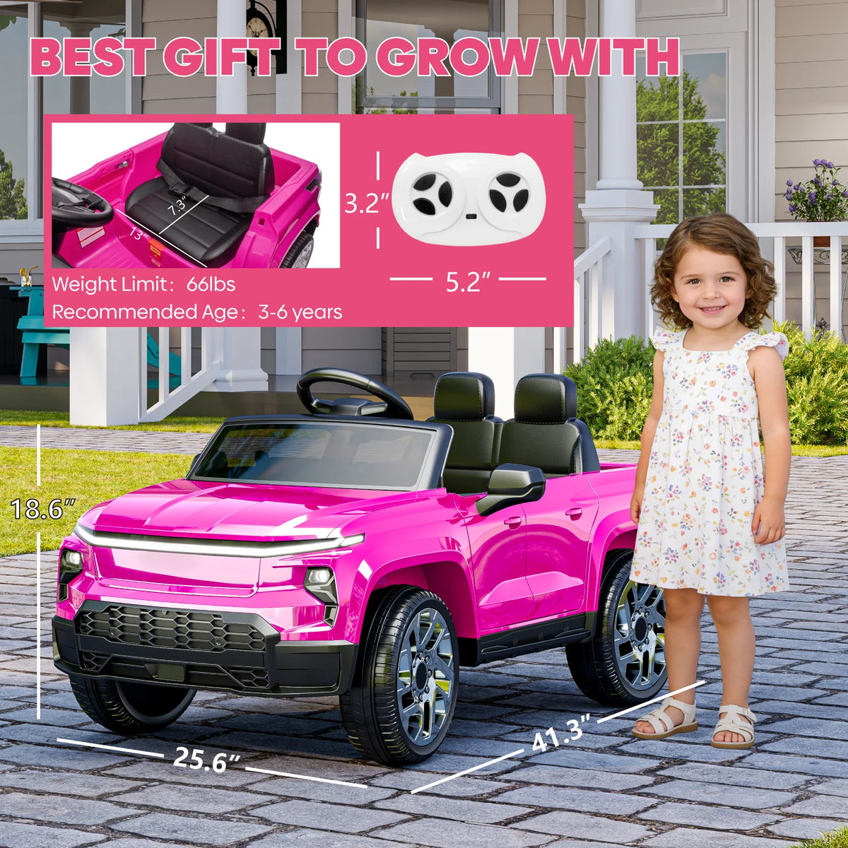 Chevrolet Silverado Trail Boss 24V Two-Seater Kids Ride-On Truck