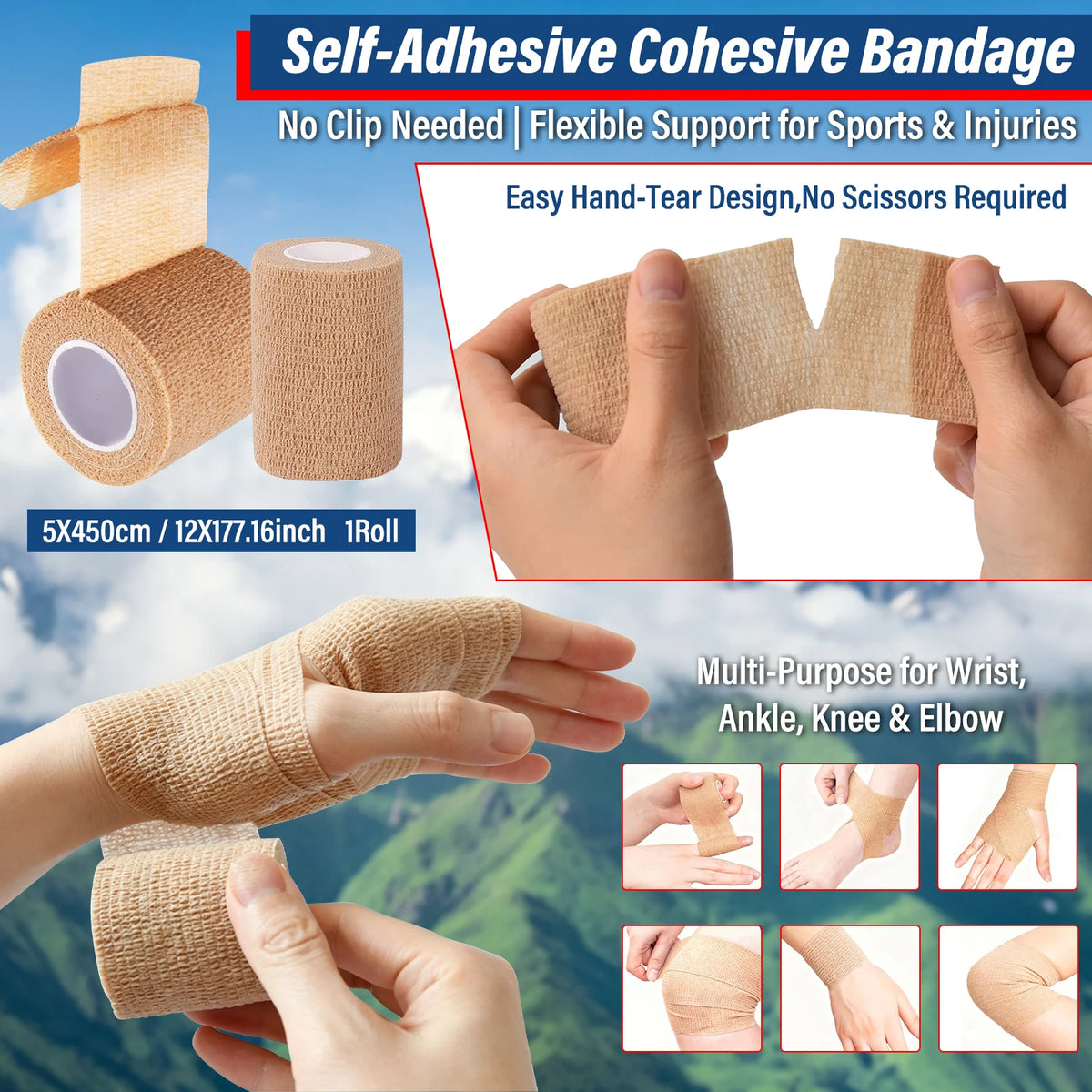 Emergency First Aid Kit For Home Office And Outdoor Adventures
