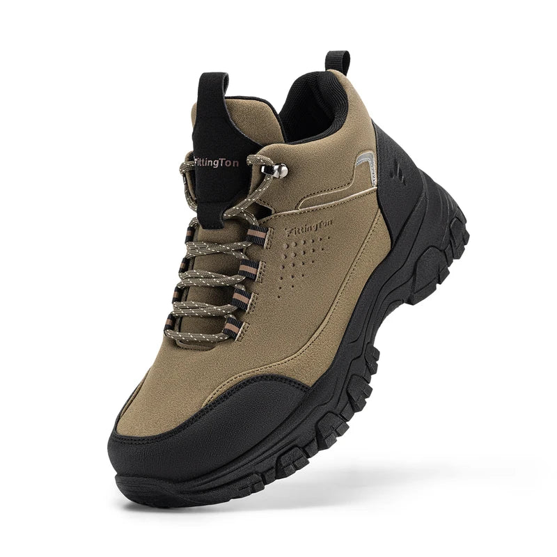 Men's Ankle Hiking Boots for All Terrain Outdoor Trekking and Camping