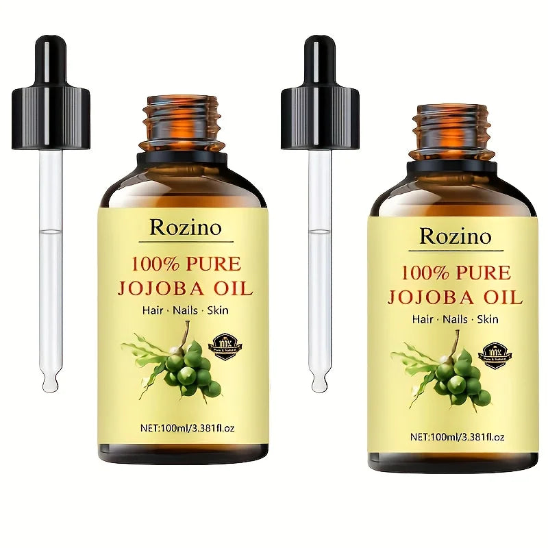 ROZINO Natural Jojoba Oil for Skin and Hair Nourishment