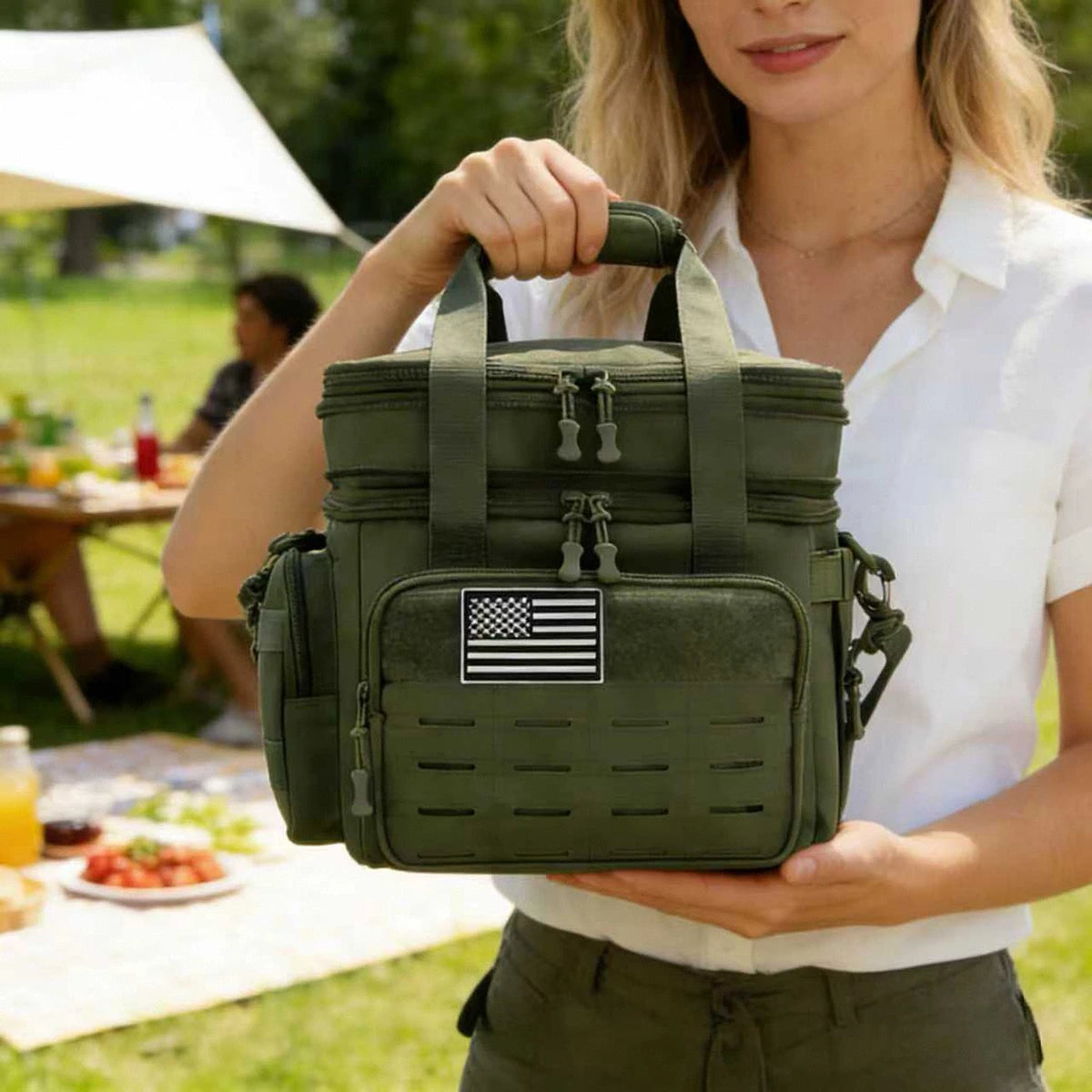 ReFire Gear Expandable Insulated Cooler Bag for Camping and Outdoor Use