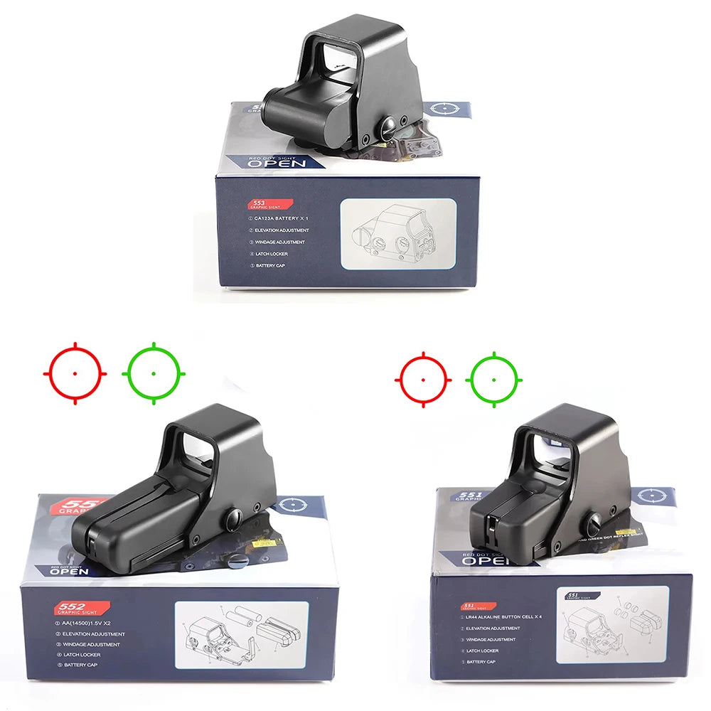 Nabila Holographic Red Dot Sight With Picatinny Rail Mount